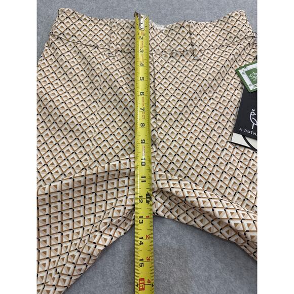 A. Putnam Kick Flare (more than just golf) pants in Grid Clay  Size Small (NWT) - Picture 11 of 12